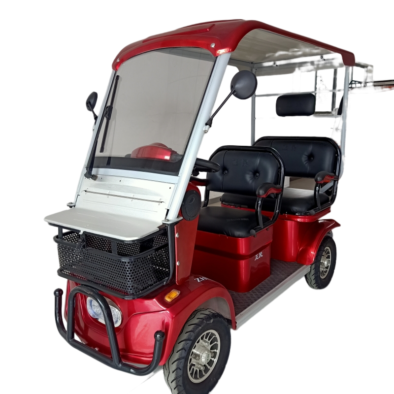 Cheap 800W 60V Long Range Electric Golf Cart Family Electric Tricycle 4 Wheel Electric Scooter